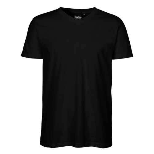 Men's V-neck T-shirt Fairtrade - Image 2